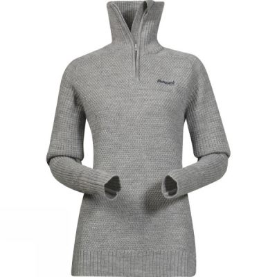 Sueter Bergans Ulriken Mujer Gris - Chile IYK296150